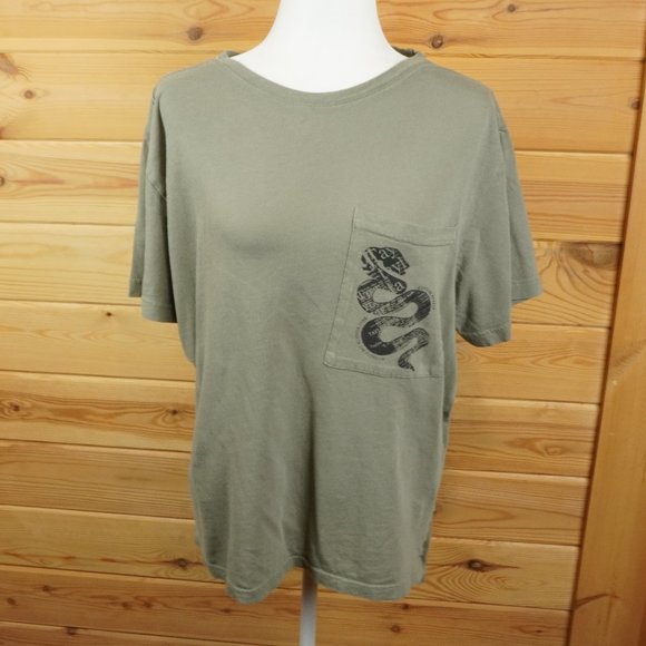 Taylor Swift Tops - Taylor Swift Reputation Tour Gray Green Short Sleeve Tee Size Small